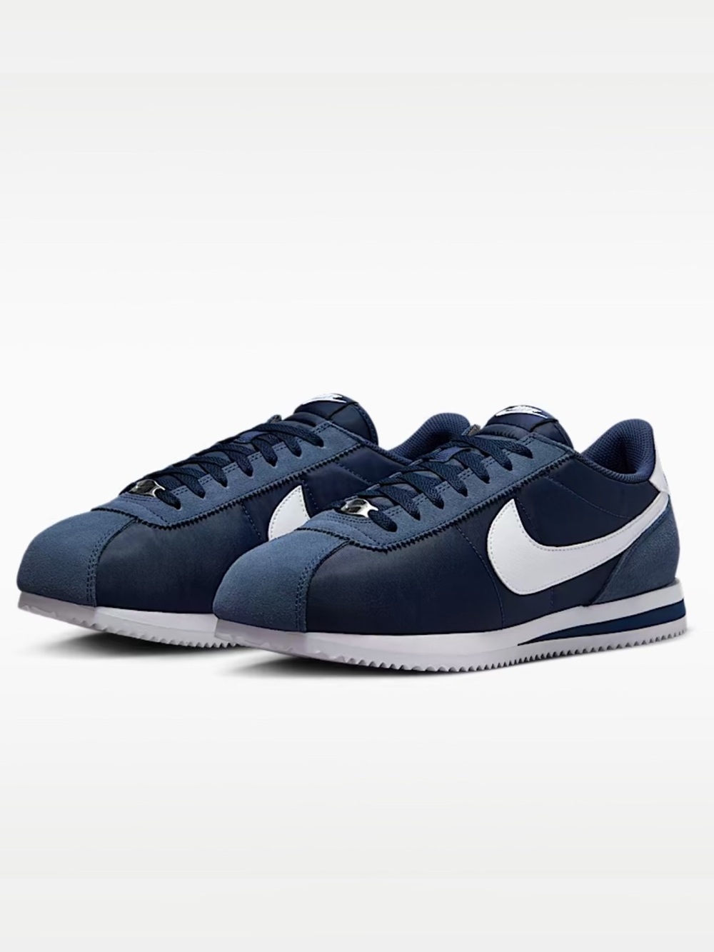 Nike Classic Cortez Navy White Sneaker - Picture 7 of 14